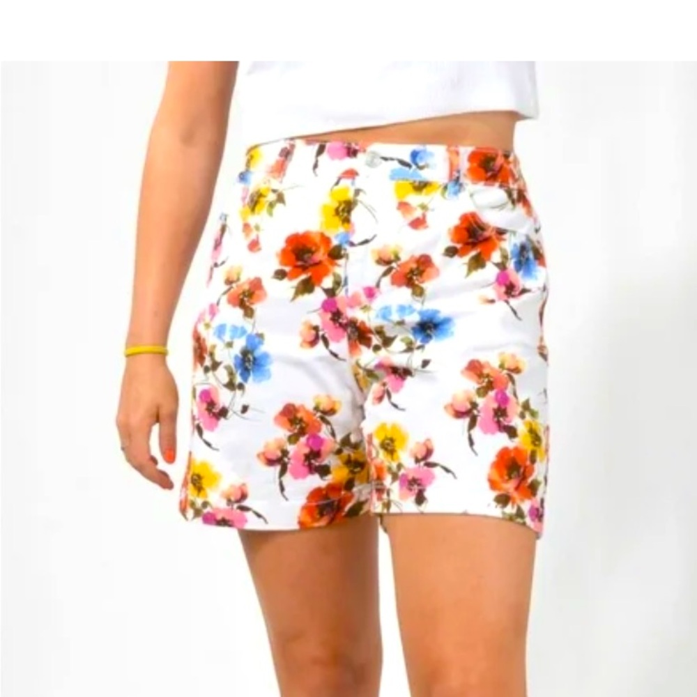 Gloria Vanderbilt Floral Women's Jean Shorts, 8🦋